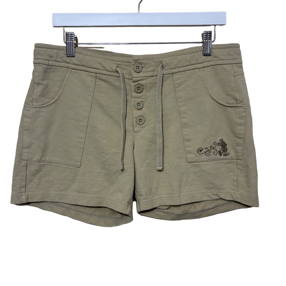 Disney Parks House Of Mickey Lounge Shorts Men’s M Beige Cargo Chinos